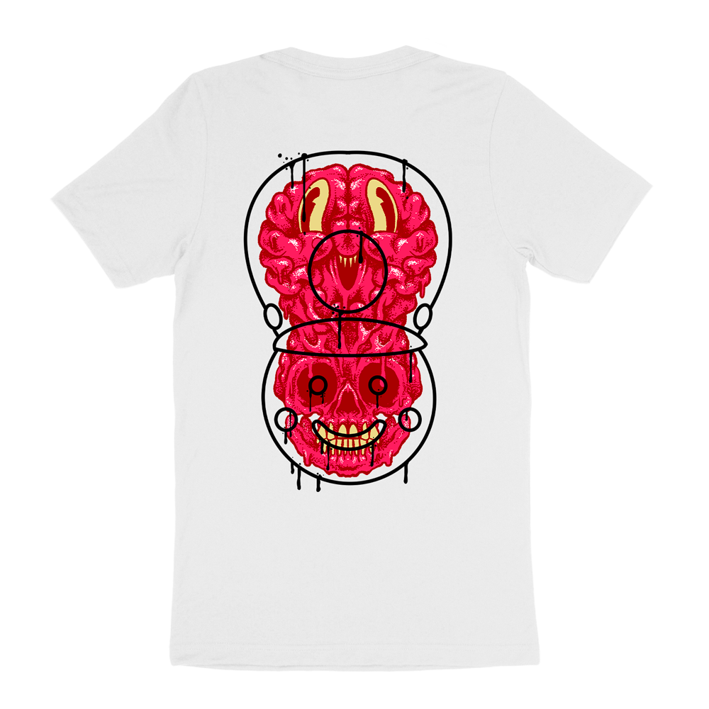 Nutcracker Brain White Tee