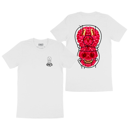 Nutcracker Brain White Tee