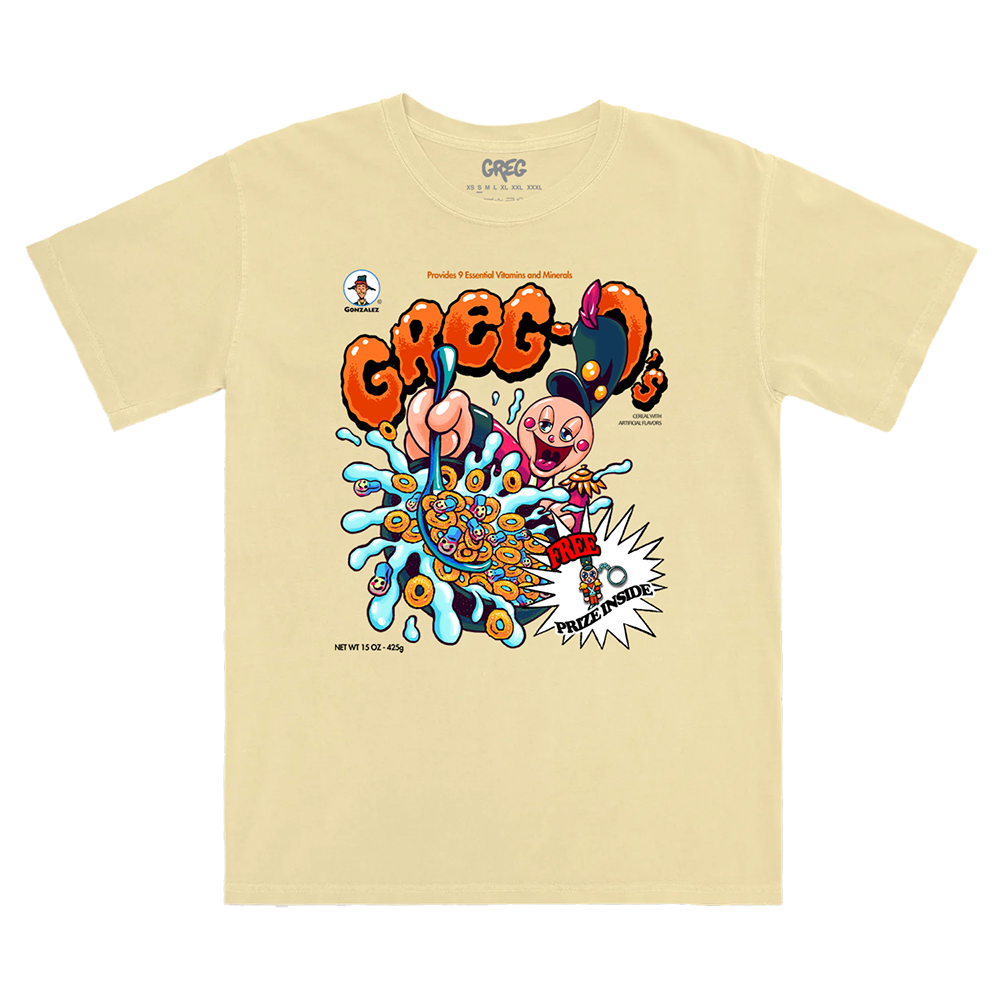 Greg-O's Butter Yellow Tee