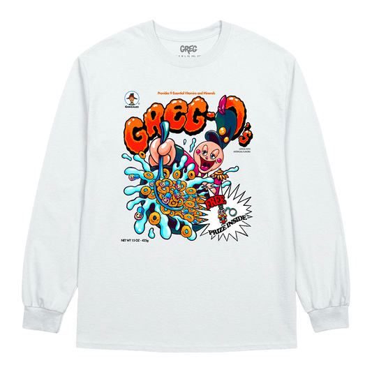 Greg-O's White Crewneck Sweatshirt