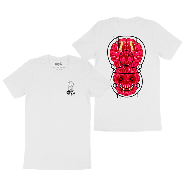 Nutcracker Brain White Tee