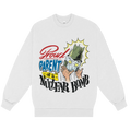 Proud Parent White Crewneck Sweatshirt