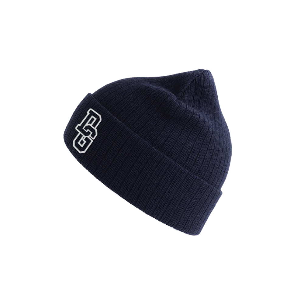 Collegiate DG Embroidered Navy Beanie