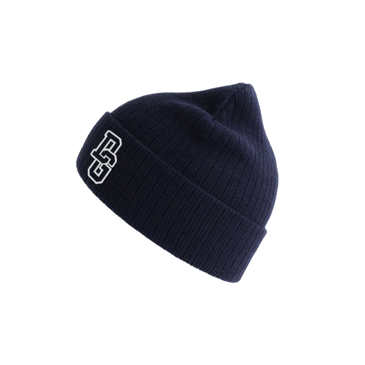 Collegiate DG Embroidered Navy Beanie